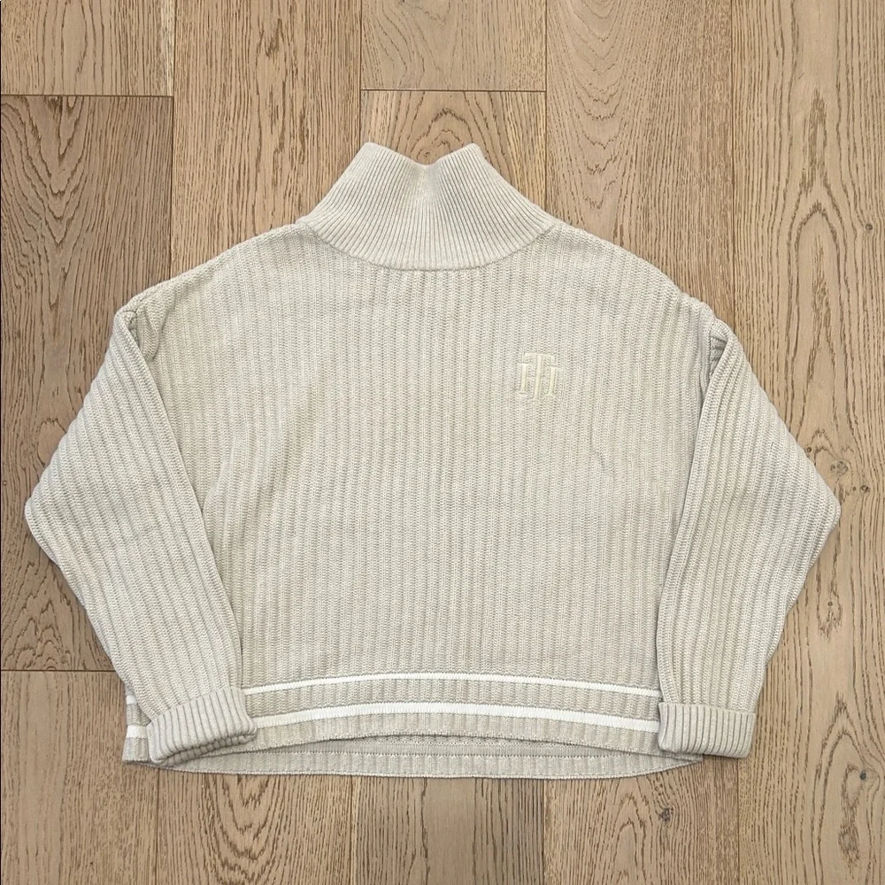 TOMMY HILFIGER ROBIN VARSITY HIGH NECK SWEATER - Picture 3 of 5